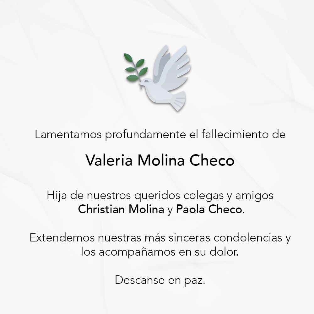 ecija_dvms's tweet photo. El #Ecijateam de República Dominicana está de luto ante la desafortunada tragedia que afecta a nuestros queridos compañeros Paola y Christian, la cual resultó en la partida física de su hija Valeria. No existen palabras para expresar nuestro dolor ante esta irreparable pérdida. https://t.co/spEzRRTm6u