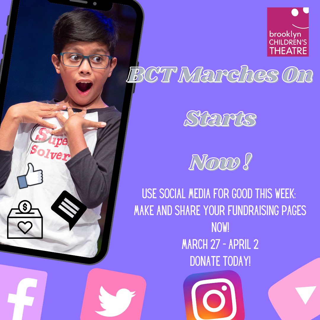 This is not a drill - BCT Marches On begins NOW! Make your fundraising page and hit up your community - no gift is too small!

Support a Youth Fundraising Champion today! Meet Zoe! bct.givecloud.co/fundraisers/zo…