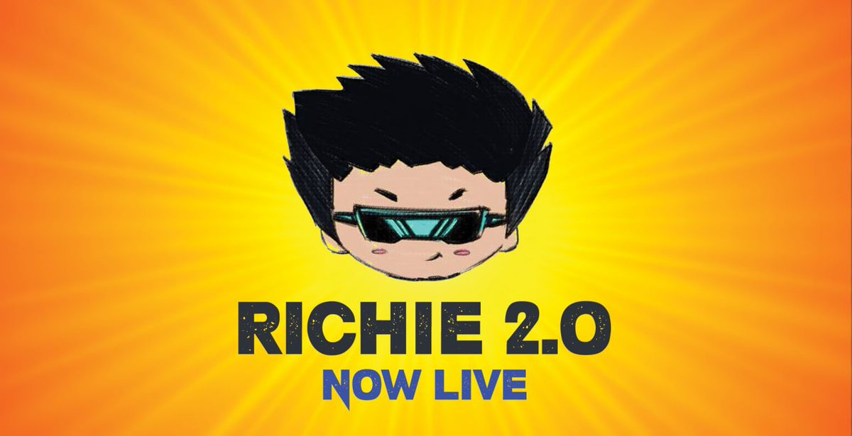 Hello Richie Fam,

The moment you have all been waiting for is upon us. The Richie 2.0 contract has been deployed and tokens has been airdropped to everyone who returned to the recall wallet by the deadline.