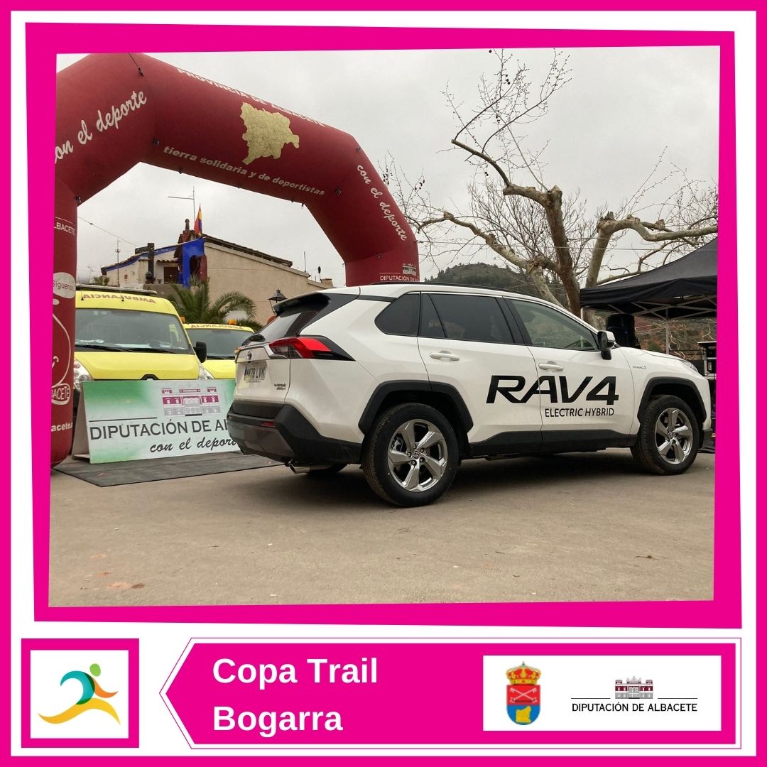 DipualbaDeporte's tweet photo. 🚩 #Trail | Toyota @Autoalba presenta su RAV 4 Electric Hybrid en la prueba #CopaTrail de #Bogarra.
#atletaspopulares #CarrerasPopulares #Atletismo #Albacete #atletapopular #CarreraPopular https://t.co/ZOZqTp3HpL