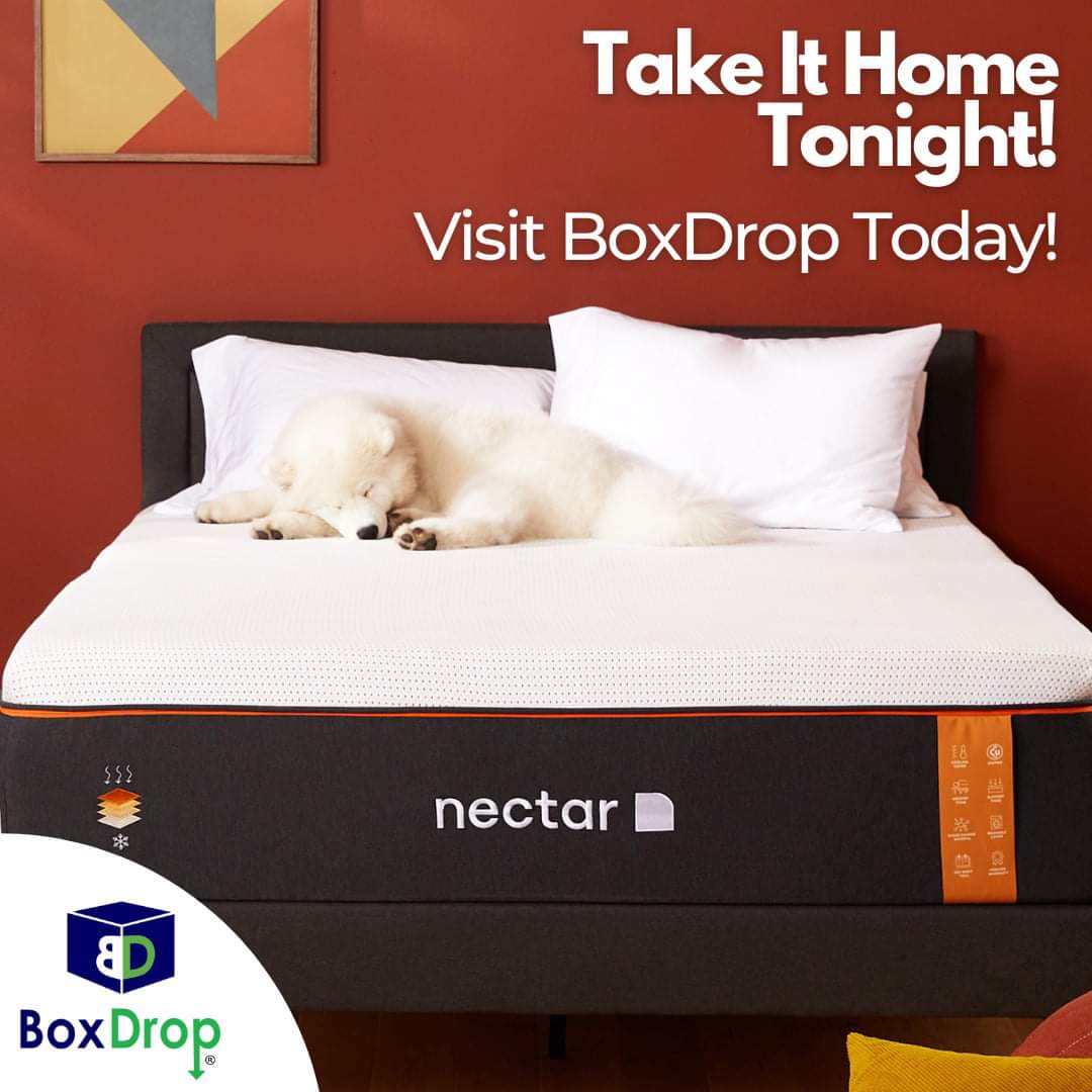 OmahaBoxdrop's tweet image. Try the new @nectarsleep in store, take home today, sleep better tonight! That Mattress Place of Omaha is beyond excited to be your one stop mattress shop. We have everything you need to get you sleeping right tonight 😴