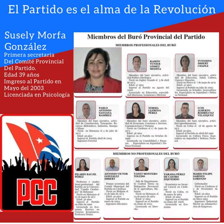 yobany_gil's tweet photo. "El Partido es el alma de la Revolución"
Muchas Felicidades al Buró Provincial del Partido electo en #Matanzas. #UnidadYContinuidad #BalancePCCMatanzas #MatancerosEnVictoria #Cuba https://t.co/55s07SywLe