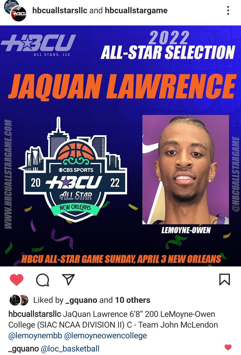 CoachWadeEvans3's tweet photo. Looking forward to seeing one of our student athletes this weekend in New Orleans. This young man played 4yrs for us and accomplished some great things. Defensive Player of The Year in the SIAC. LeMoyne-Owen College Magician Basketball. #LOCFAMILY https://t.co/Bc4nSdeSLt