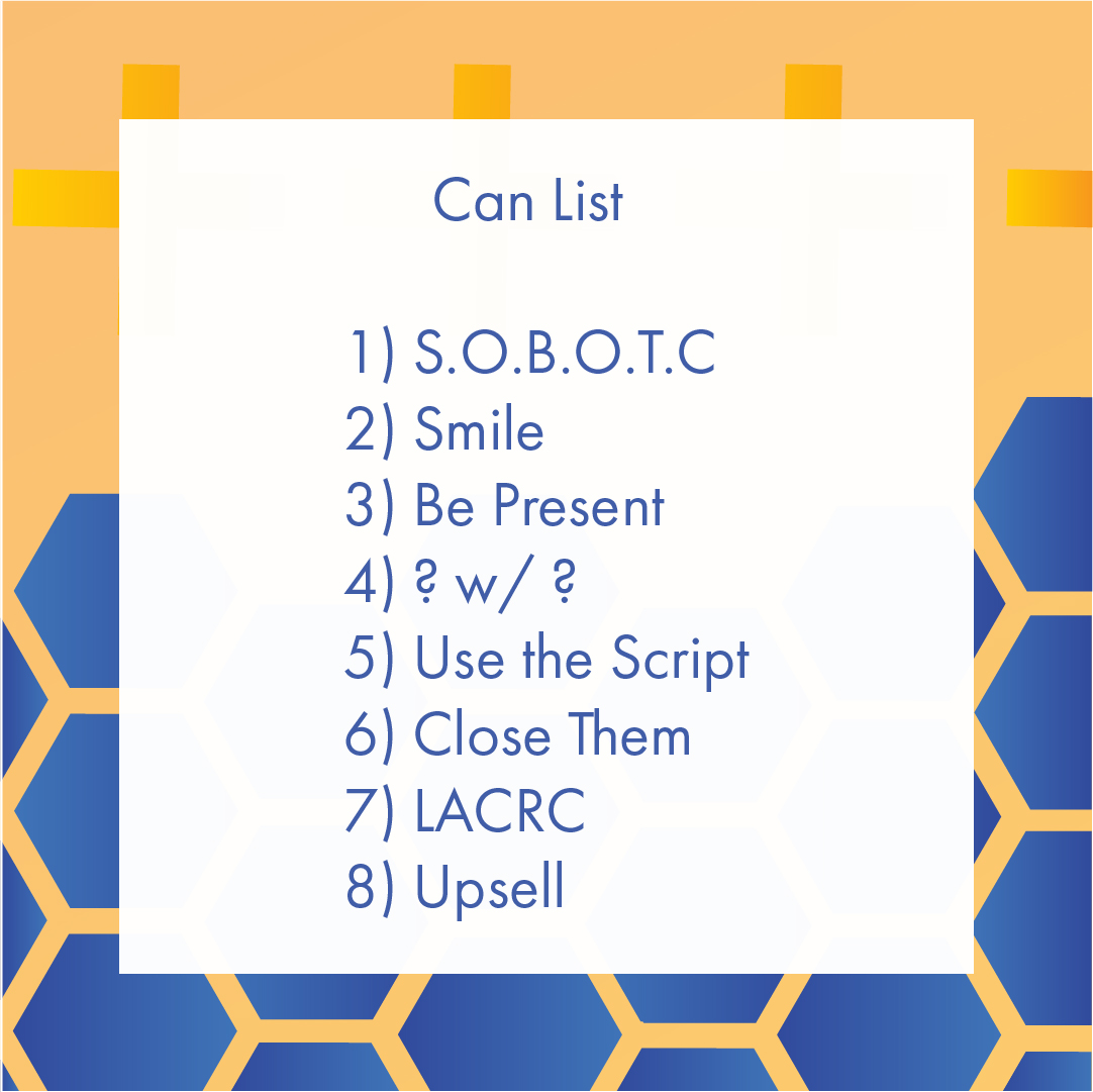 PlusOne_Academy's tweet image. #CanList #CanControl #SOBOTC #Smile #BePresent #AnswerQuestionsWithQuestions #UseTheScript #CloseThem #LACRC #Upsell #POTS&amp;amp;Cans #PlusOneAcademy #PlusOnePeeps