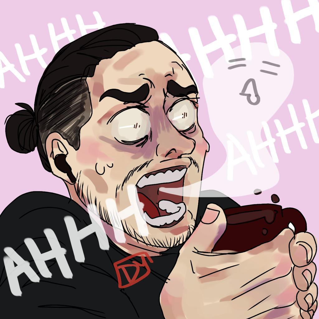 demcidy's tweet photo. Aqui el fan art de @Astronci0 asustado por la señora en el directito de ahora 💕
#fanart #sacry https://t.co/ISf6PH1BFv