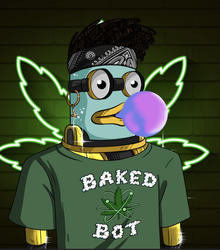 Matthew_Satty's tweet photo. @Pepsicola259 @bakedbots420 All green everything. I love it! This is one of mine…#Sol #NFT #solnft https://t.co/5WwcJqbNgg