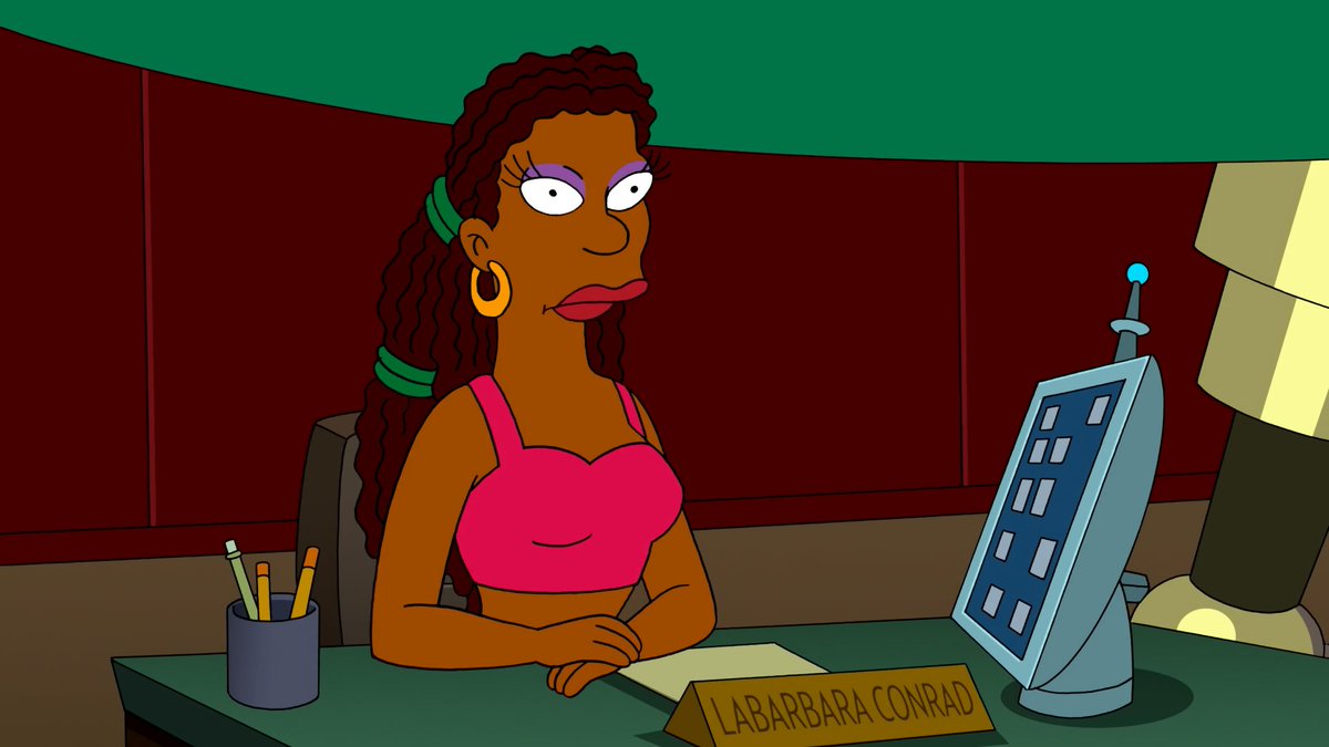 Screenshots of LaBarbara Conrad from Futurama.Album. 