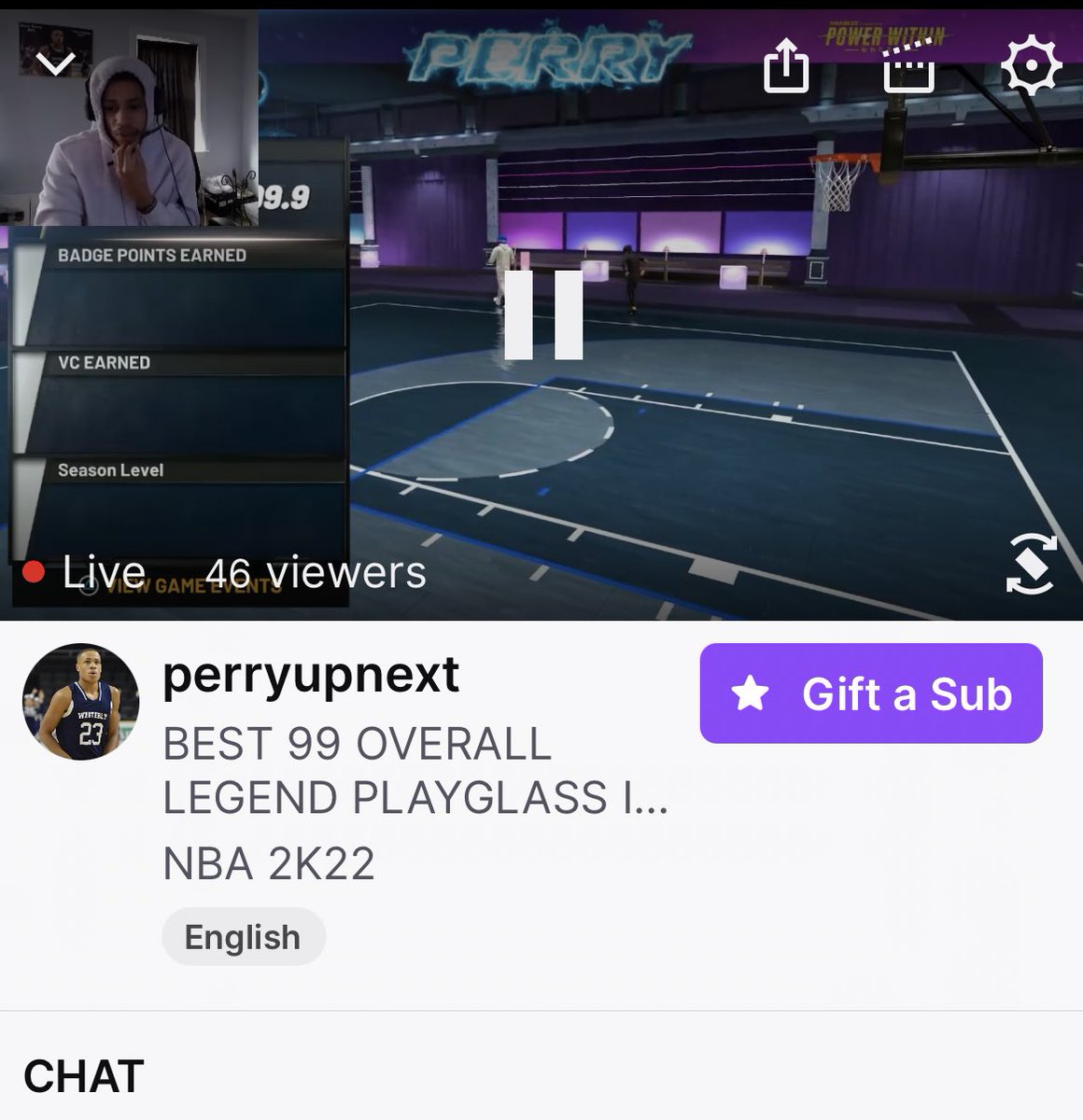 PerryUpNext's tweet image. NO DAYS OFF! W STREAM TODAY!! NEVER GIVE UP WHAT YOU LOVE AN ENJOY TO DO!! APPRECIATE ALL THE LOVE AN SUPPORT!! ❤️❤️🙏🏾🙏🏾 #perryupnext #NBA2K22