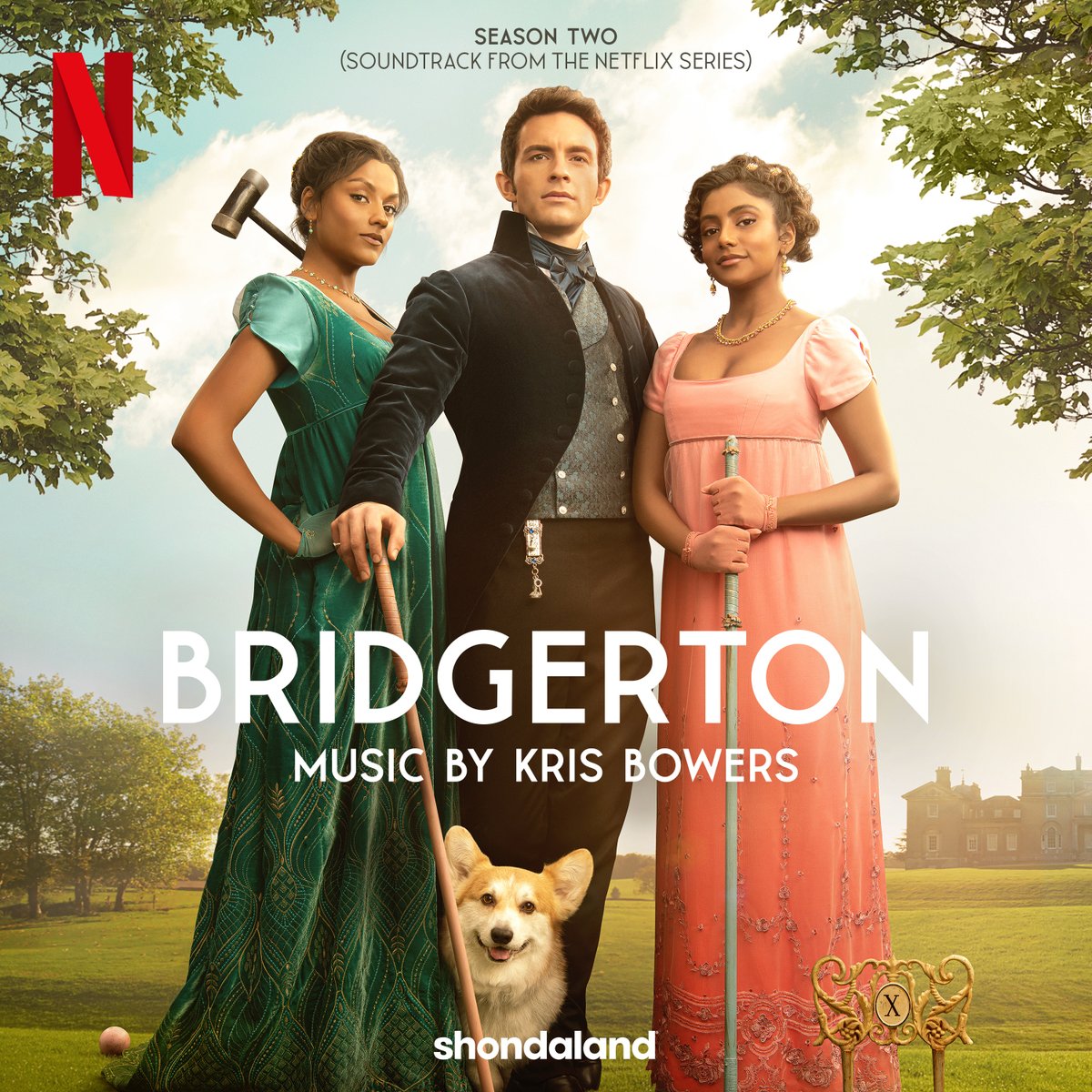 netflix's tweet image. From Harry Styles and Rihanna to Miley Cyrus and Madonna, a pair of Bridgerton Season 2 soundtracks are now available! bridgerton.lnk.to/season2