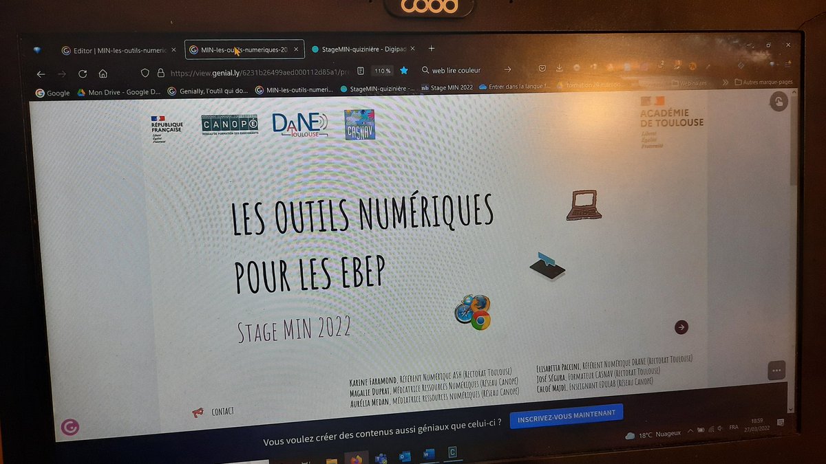 abeauval's tweet photo. Dernière ligne droite pour peaufiner le support du stage MIN Outils numériques au service des EBEP avec @ASHToulouse @DaneTlse @casnav_toulouse @canope_65
et @canope_32
Hâte de retrouver mes collègues pour animer le stage K. Faramond @MDuprat31 @elipacini @seguraj et @ChloeMajdi https://t.co/6VwwC56pdY