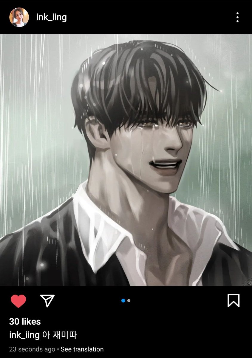 beige_reads's tweet photo. Inking-nim's caption says "It's fun" and I don't know whether to think that she's enjoying drawing again (she had to take a long break due to her mental health) or was it fun drawing a crying Dooshik 😭

Pearl Boy
#조개소년 #레진 #잉깅 https://t.co/QHmHhyHtCD