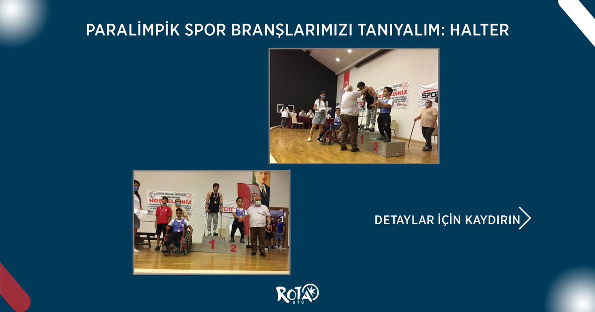 rotaetu's tweet photo. ✨Paramlimpik Spor Branşlarımızı Tanıyalım: Halter

Halter kadın ve erkek sporcular tarafından yapılabilen, kendi sıkletlerinde yarışmacılar ile BenchPress hareketinde en yüksek ağırlığı kaldırma üzerine kurulu bir yarıştır. https://t.co/ezeWW5ADy0