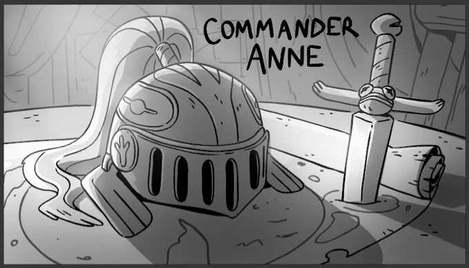 Commander Anne/Sprivy concept art thread.  Pitch title card by amazing director @ColeRoxann 