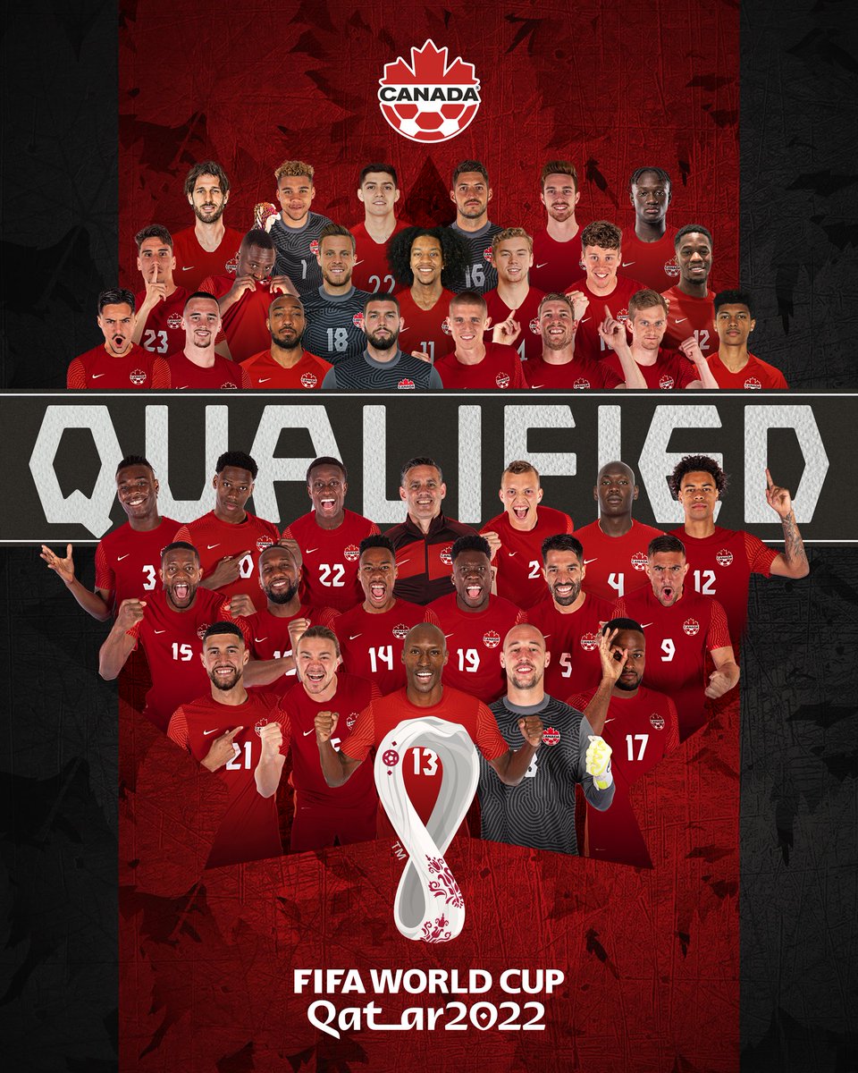 WE ARE CANADA! 🍁 WE ARE GOING TO QATAR! #CANMNT #ForCanada #WCQ