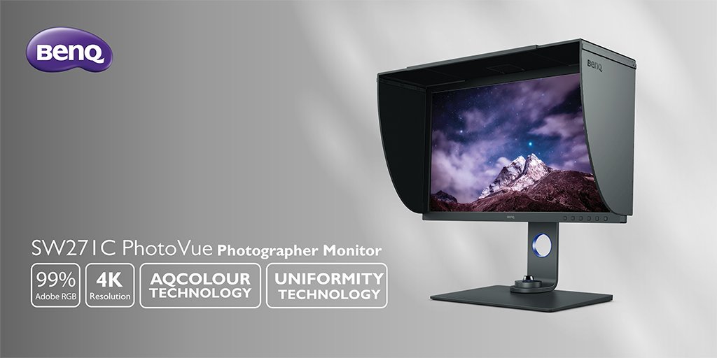 BenQ_AU's tweet photo. The perfect monitor for #photographers who like to work in 4K — BenQ #SW271C makes photo processing easier with AQCOLOR and Uniformity technology that deliver colour consistency and accuracy at the highest level.

Discover: https://t.co/bZ6uAIidgL https://t.co/FSGomcIOGJ