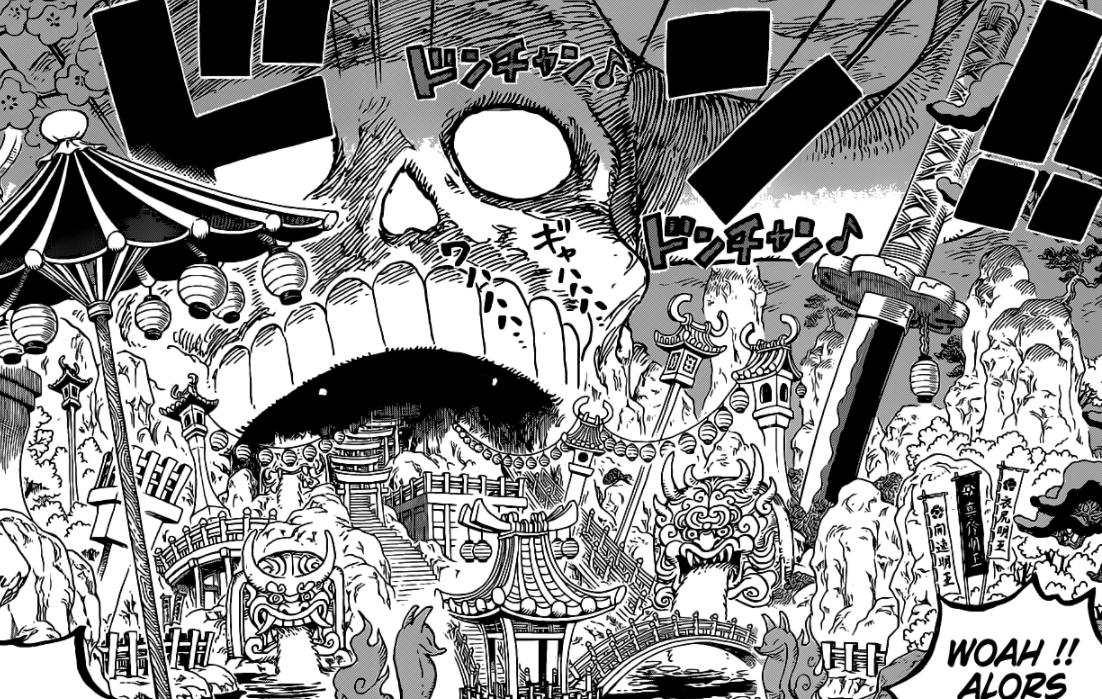 GojiYoutube's tweet photo. Attendez mais... Si le combat de Luffy vs Kaido s'inspire  de Luffy vs Oz et que Nika savait manier les armes/épées, il peut à tout moment récupérer le Katana d'Onigashima et tenter une action loufoque avec...

#ONEPIECE1044 https://t.co/7id4LX5xrn
