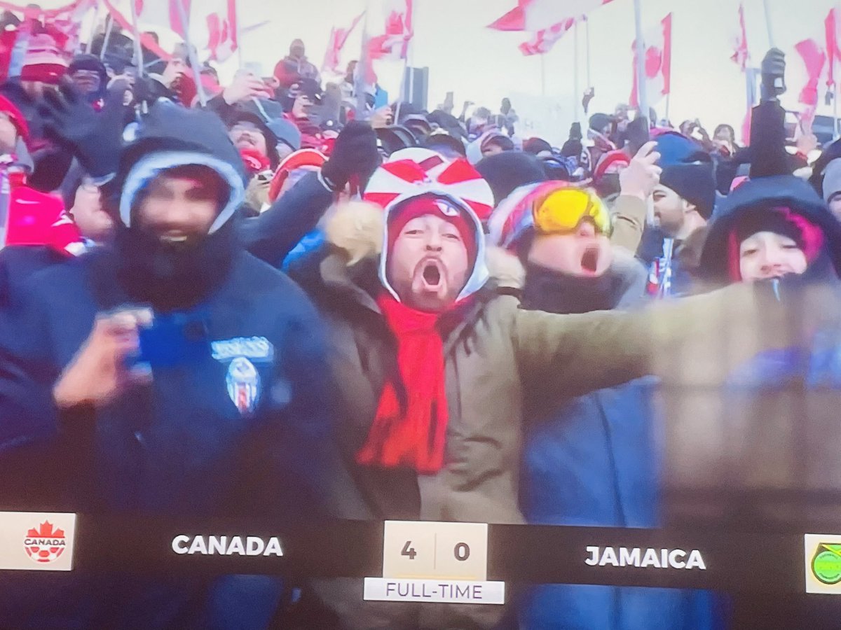 rogbennett's tweet photo. Incredible: Canada qualify for World Cup for first time since 1986 as Kings of CONCACAF. Team are young, buccaneering and diverse. Faces of a changing nation. As an American fan, can only look on and marvel at the football they have conjured. Wishing them success and Glory 🇨🇦🙌 https://t.co/JPEDBgTxGI