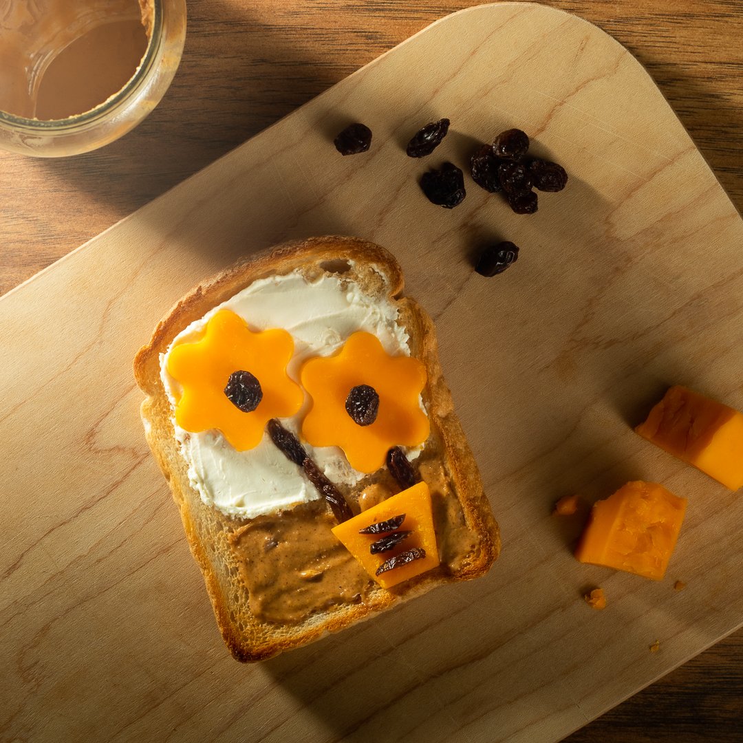 Ms_Scatty's tweet photo. @EatLiberation Mum loves cheese on toast with peanut butter so I made her this, specially for today 😊 https://t.co/wESmYo5iQ0