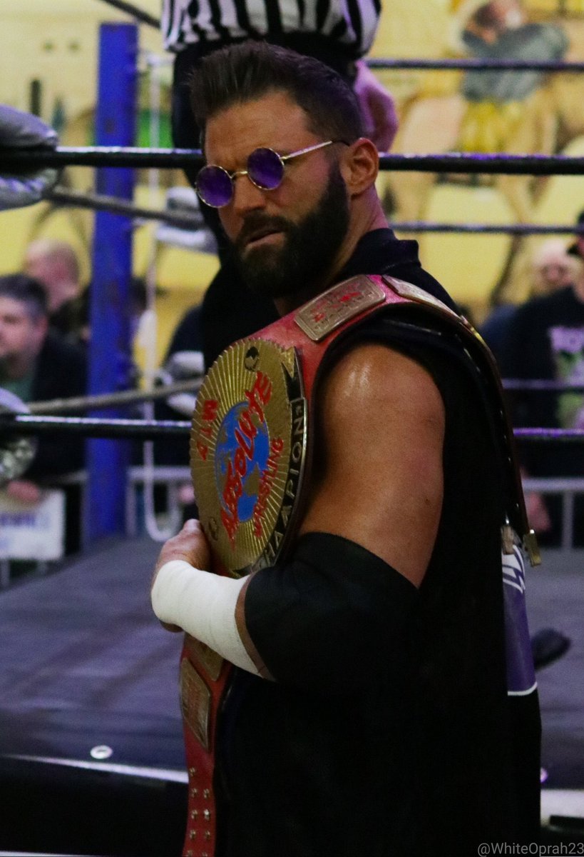 EoGWrestling's tweet photo. #CardonaCount:
At 177 days a piece, @TheMattCardona’s reigns with the @aiwrestling Absolute and Intense Championships are the longest individual title reigns of his career excepting his ten year reign as Internet Champion. https://t.co/A5XezqRXy8