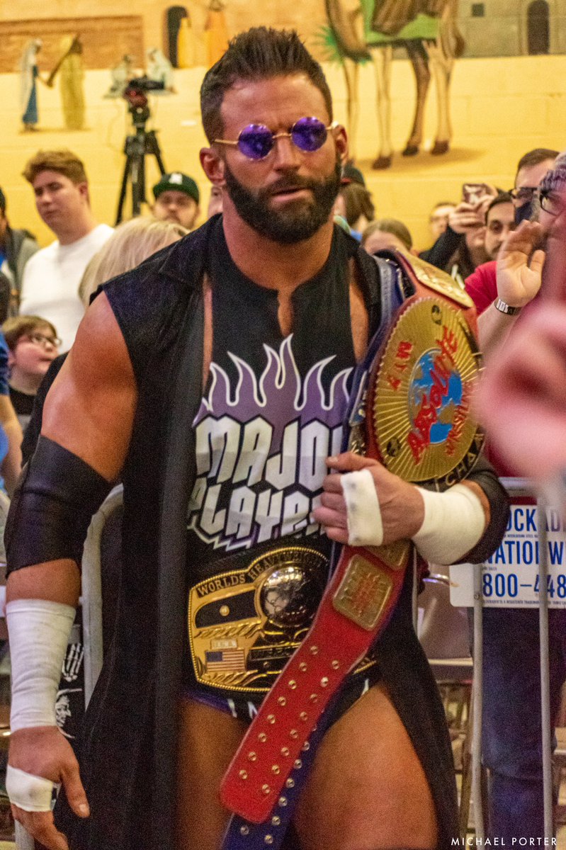 EoGWrestling's tweet photo. #CardonaCount:
At 177 days a piece, @TheMattCardona’s reigns with the @aiwrestling Absolute and Intense Championships are the longest individual title reigns of his career excepting his ten year reign as Internet Champion. https://t.co/A5XezqRXy8
