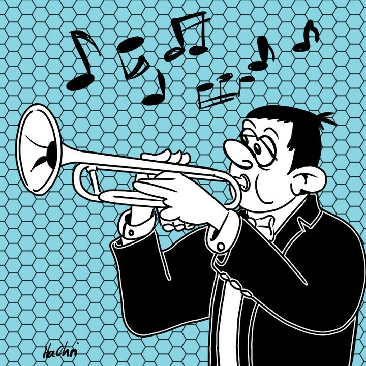 HaChri_'s tweet photo. #Justforfun I'am #stillalive 
;-) 
#trumpet #trompete #fun #drawing #sketch #brass #messing #zeichnen #sopran #good #notfunny #music #musik #musicisthekey https://t.co/lqiZf6Jfk3