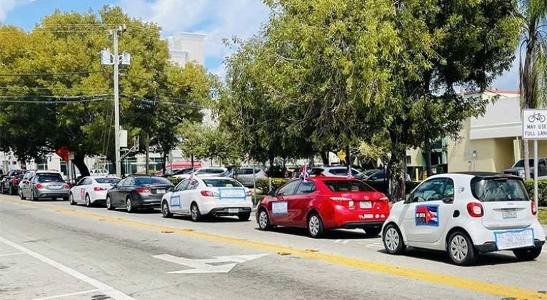 Varias ciudades de #EstadosUnidos y del mundo, se unieron hoy en otra jornada de acción global contra el #bloqueo impuesto hace más de 60 años por los gobiernos de la Casa Blanca al país caribeño. #EliminaElBloqueo #UJC #Cuba #60UJC @aylinalvarezG <a href="/DiazCanelB/">Miguel Díaz-Canel Bermúdez</a>