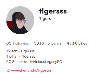 Pyplexity's tweet image. Getting back into uploading on tiktok. :)

As always, I appreciate any support! &amp;lt;3
tiktok.com/@tlgersss/vide… 
@ViciousLegacyPC 
@Nevidate