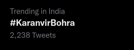 KVBwinshearts's tweet photo. Unplanned trend.
At midnight.
#KaranvirBohra is trending right now. People are with you @KVBohra you have won hearts. Stay strong 🐅
BOYCOTT LOCKUPP
#UnfairlyEvictedKaranvir #KaranvirBohra #KVBArmy #KVBians #LockUppHeroKVB #LockUpp https://t.co/ySeekAUD3f