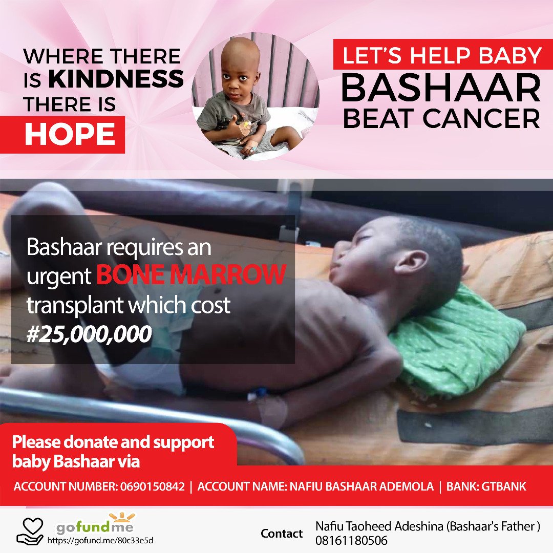 ToheebOlaniyi1's tweet photo. What cancer cannot do:
โIt cannot cripple love
โIt cannot shatter hope
โIt cannot corrode faith
โIt cannot destroy peace
โIt cannot silence courage
โIt cannot invade the soul
โIt cannot steal eternal life
-It cannot conquer the spirit
#savebashaar #fightbashaar #helpbeatcancer https://t.co/0Kbfz8bBgv