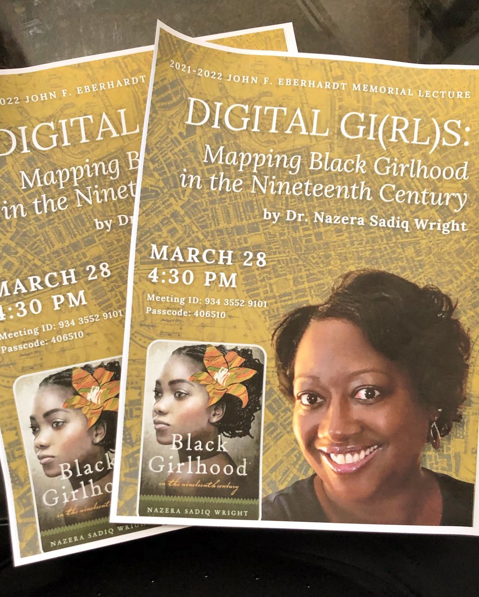 DIGITAL GI(RL)S: MAPPING BLACK GIRLHOOD IN THE NINETEENTH CENTURY! Yay!