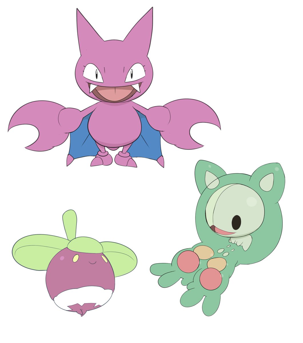Gligar, Bounsweet, and Reuniclus.