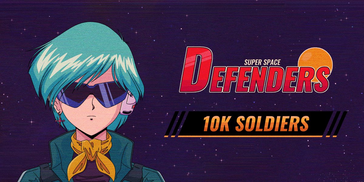 Another SSD Milestone! 👾

10,000 Soldiers joining us on this exciting journey!

And to celebrate, we'll give away 5 Allowlist spots for the SSD collection. 🎉

YOUR MISSION:
• Retweet to spread the word!
• Tag 2 Soldiers in this Message.
• Follow us.

Deadline: 03/30, 2PM EST