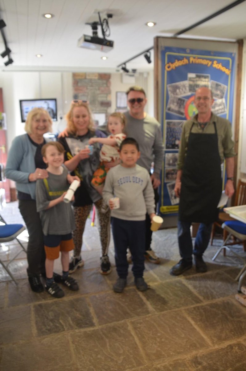 Today Naomi became the 20,000th visitor to the Centre. Her family joined her in receiving her commemorative scroll from our chairwoman Sue and a meal voucher from Sean of Riverbank Restaurant &amp; Pizzeria.
We hope to see her again, bringing sunshine to the Centre.
