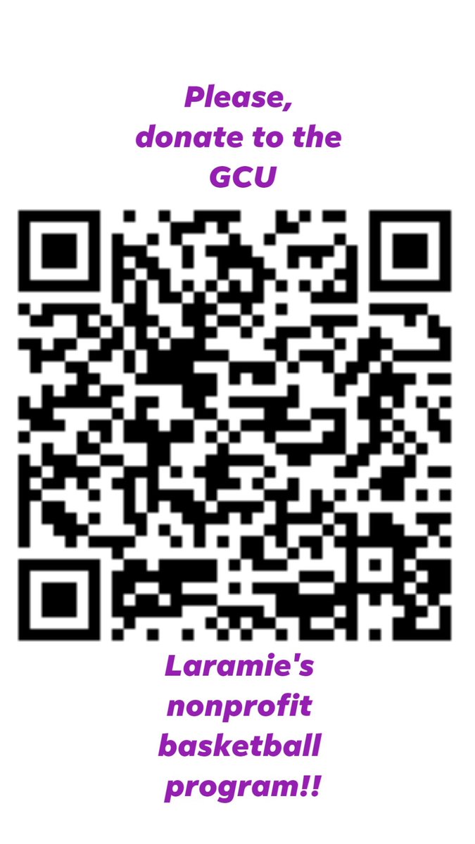 CoachMookieB's tweet photo. This is the new nonprofit I founded to help all of Laramie's youth have a chance to play competitive basketball, please scan and donate... any amount will help the youth of Laramie. Thanks! https://t.co/IH6mL7ytQ6