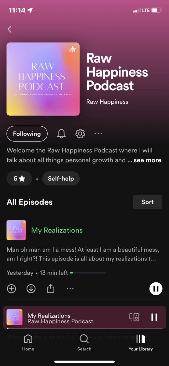 Peep at Episode 4! My realizations I came to this week as a #gradschool student! And the importance of self care when we are grasping for control!! Take a listen! #SelfCareSunday #CounselingStudent #podcast #spotifypodcasts #personalgrowth #selflove