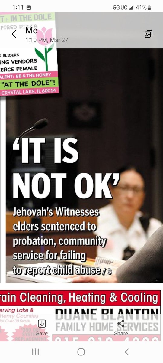 ByeWatchtower's tweet photo. Front page news.  Way to go Watchtower! https://t.co/0oAHeZyOAG
