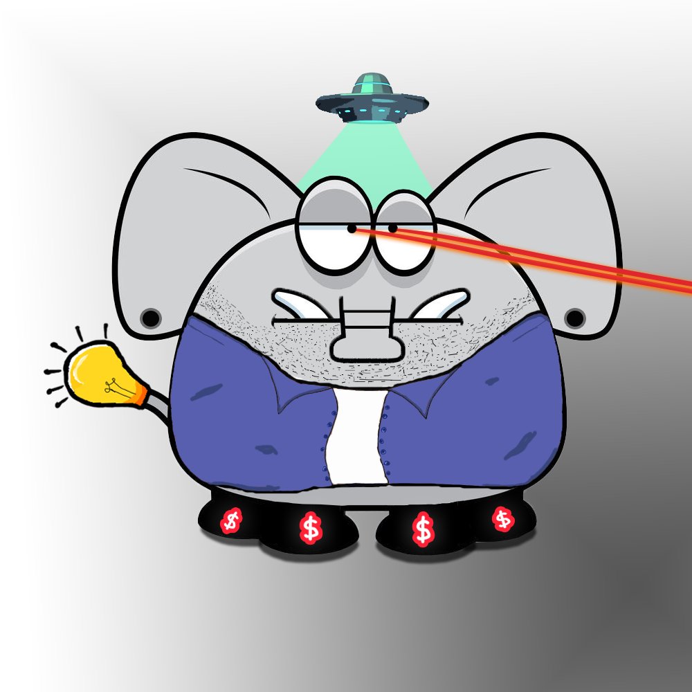 Hey guys you might not wanna miss out in Awkward Elephant Club, It's a collection of 10000 Awkward Elephants out of which 9500 are normal 495 rare and 5 super rare. Grab them will you can!
#nft #NFTCommmunity #nftart #NFTartist #PolygonNFT #Polygon