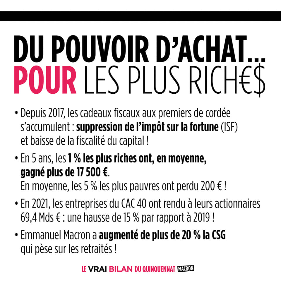 👉 Le vrai #bilan d'@EmmanuelMacron. 
#NiDeGaucheNiDeGauche