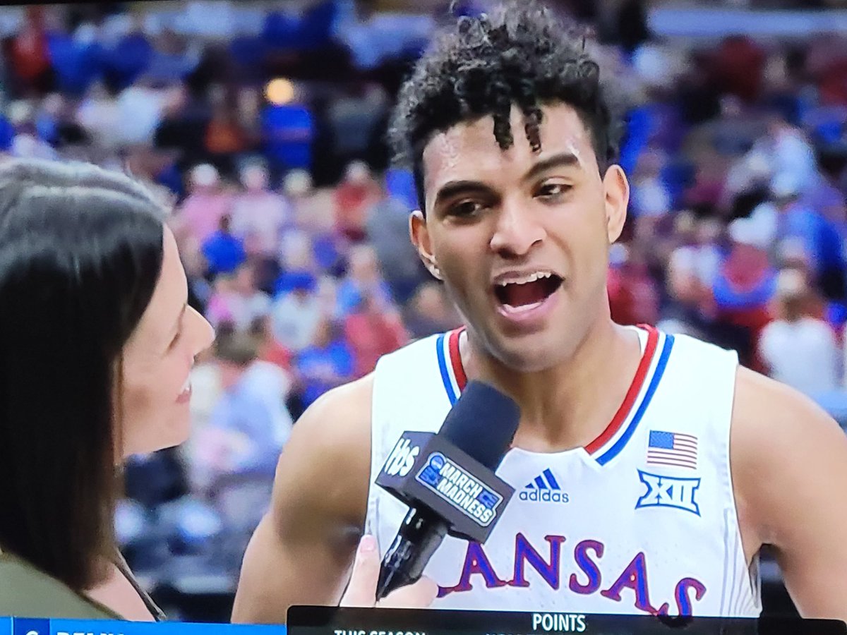 Ok let's go Kansas! Former Sun Devil Remy Martin needs 13 points to hit 2 000 for his career.