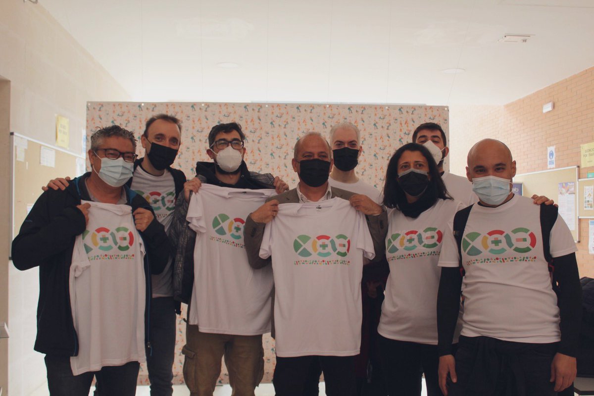 DipCCTIC's tweet image. El equipo de dinamizadores de la red @CircularFab en la jornada final de la #ArduinoWeek2022. Equipazo!!