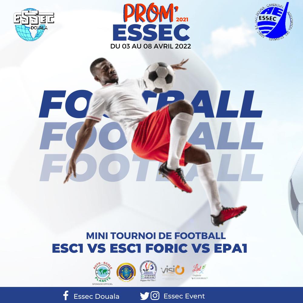 EssecEvents's tweet photo. Une belle fête ne peut se dérouler sans un bon match de football ⚽.
Qui sera sacré champion du tournoi des Prom'Essec 2022?😏😏
#PromEssec2022
#Essec https://t.co/lXqQWjNxxC