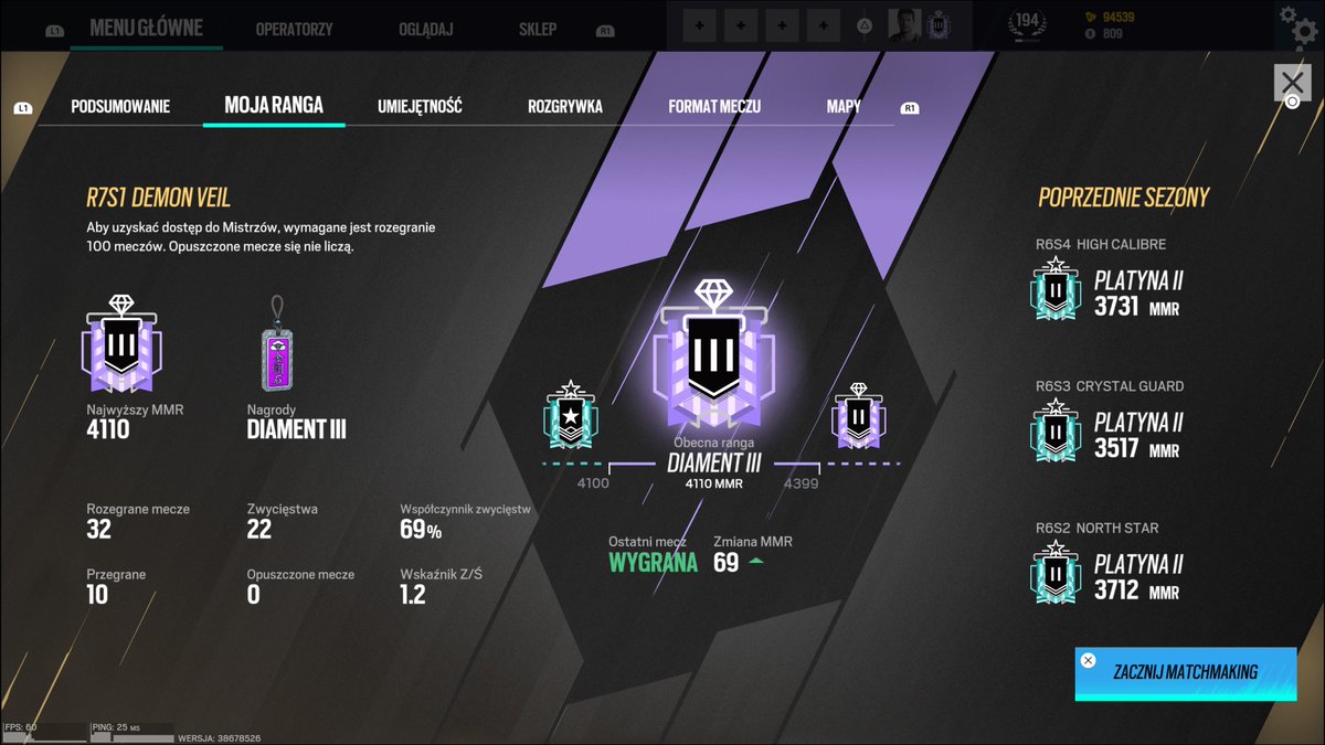 swiatek_83's tweet photo. #PS5Share, #TomClancysRainbowSixSiege  Road to Champ is too easy https://t.co/M3O800Mevl
