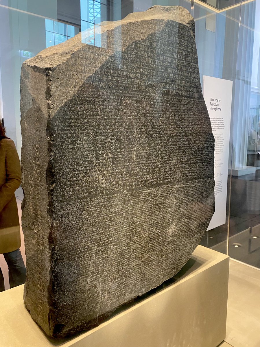 I saw the Rosetta Stone today 🥺🥲