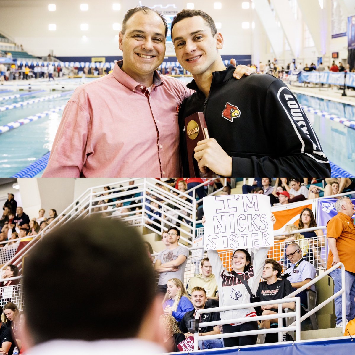 AlbieroNick's tweet photo. The end of a very special chapter. Thank you @uoflswim_dive for the best five years of my life. Always for the past, present, and future Cards. Walking out of the NCAA with my head up and excited for what’s to come. ❤️ https://t.co/73v2QULpyI