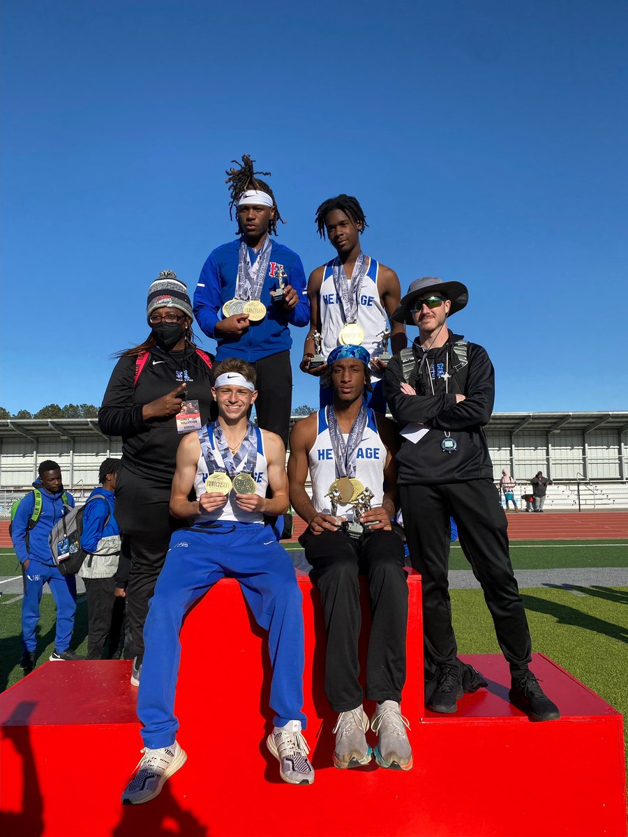 Congratulations to our New School Record Holders in the Boys 4x800m Relay!! <a href="/217vauni/">jah’vauni wheeler</a> @1luda_G Freddy Baehre, and Emmanuel Gunnison <a href="/Snellovator/">Eddie Snell-Head Boys Basketball Coach-Jackson HS</a> <a href="/trafountain2/">Trashonne Fountain</a> <a href="/TylerTDuren/">Tyler D.</a> <a href="/HHS_Conyers/">Heritage HS-Conyers</a> <a href="/RNC_Sports/">Rockdale/Newton Citizen</a> <a href="/OfficialGHSA/">GHSA</a> <a href="/MilesplitGA/">MileSplitGA</a>