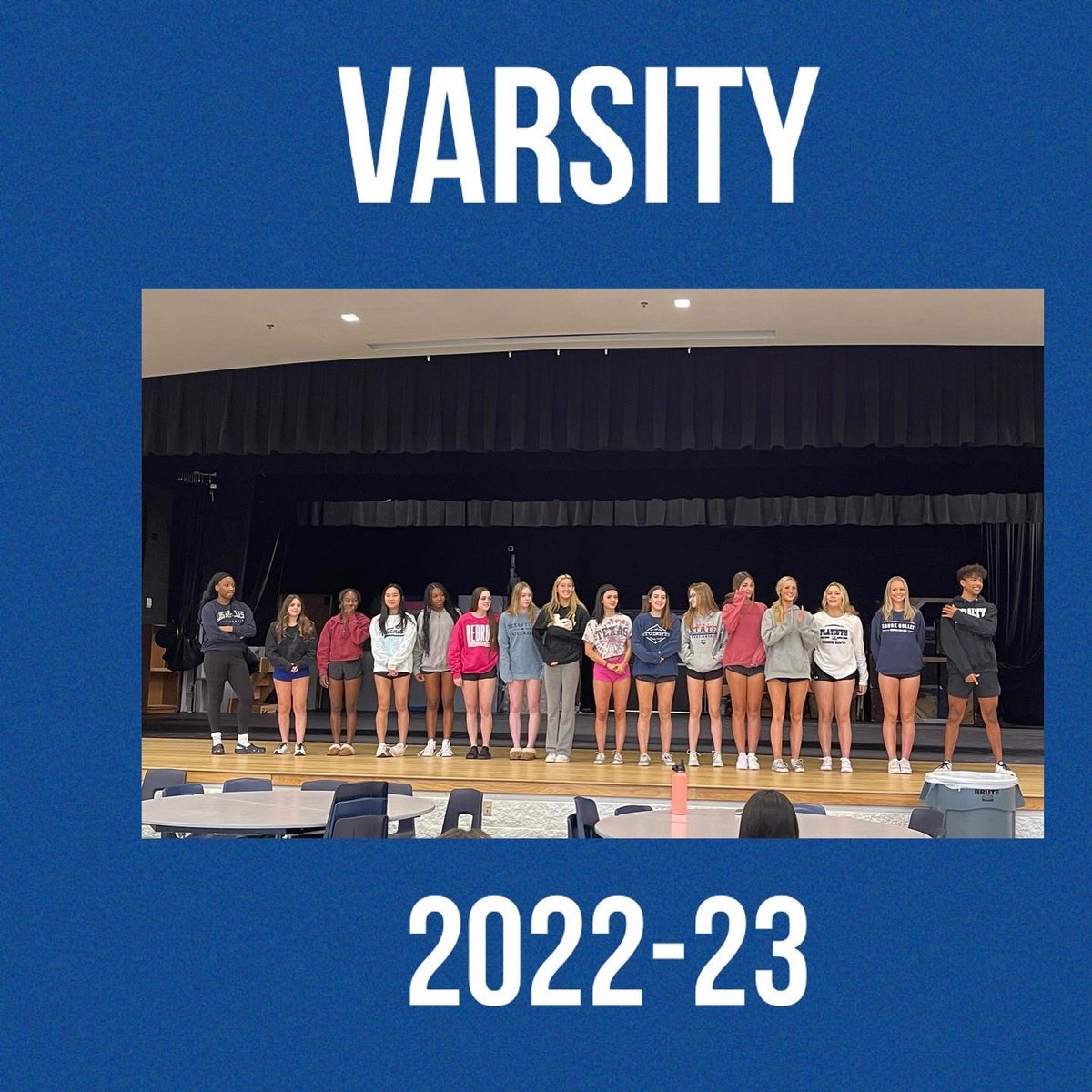 HHSCBC's tweet photo. Your 2022-23 Hebron Cheerleaders!! Congratulations to everyone returning and to all the new members! We can’t wait for the new season! 💙📣🖤#hebroncheer #hpnd https://t.co/v0wfmASyFb