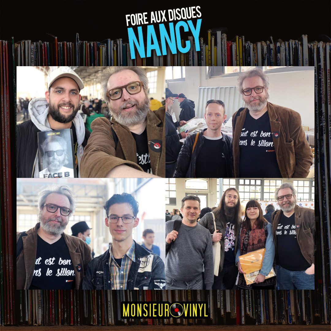 monsieurvinyl's tweet photo. REPLAY ➡️ https://t.co/n0RqsqGpjU ⭐ Une collection d'instants, des personnes formidables et passionnées, des discussions animées autour du #microsillon, et de belles pièces dans le sac : c'est le résumé de ma journée à la #FoireAuxDisques de #Nancy ⭐ #Vinyle #Collection #Live https://t.co/aYIRYQFO4t