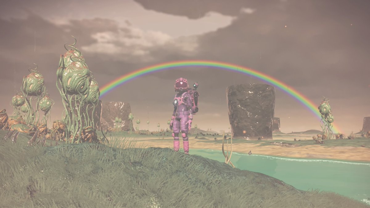 JuffTheGrat's tweet photo. Found a rainbow on this rainy infested planet

 #PS4share https://t.co/25pVJIDIe4