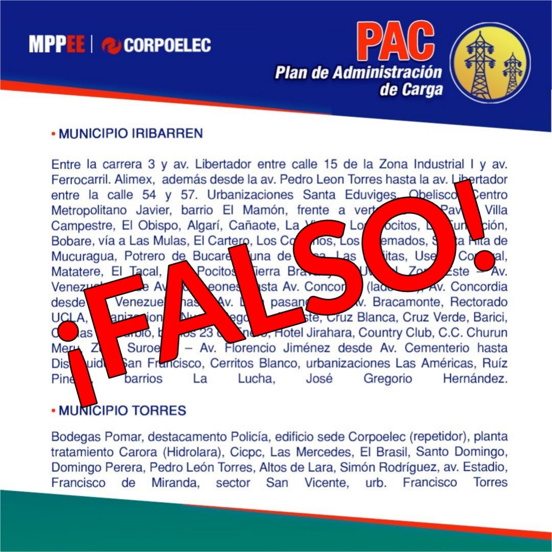 YelitzaFigueroa's tweet photo. Sin poder vivir tranquilamente ni siquiera un domingo porque  @CorpoelecInfo #Lara quitó la 🤬 electricidad en un día que no estaba establecido en el falso #InfoPAC

Sigue la burla, sigue el engaño, sigue el maltrato del @mppeevzla a los larenses.

#Barquisimeto #27marzo https://t.co/nlQbUiCUFD