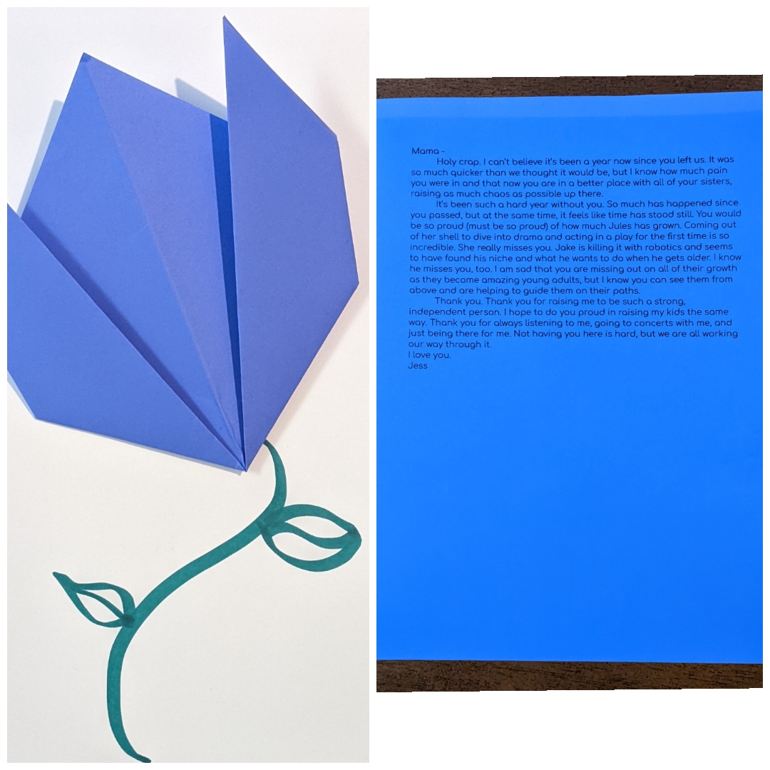 Thank you to @jumblejim for helping to inspire me to write a letter to my mama. We lost her just over a year ago and it's been a rough journey to get to this place (and still have a ways to go). Your book was incredible and very emotionally inspiring. #GISH #BookBash